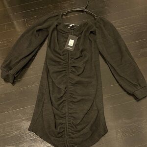 Fashion Nova Black Long Sleeve Dress